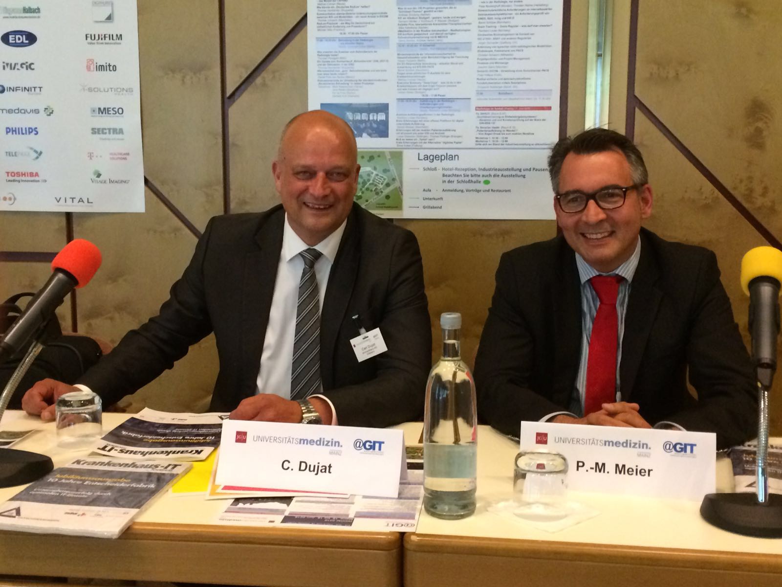 Die Vorsitzenden der ENTSCHEIDERFABRIK Session Dr. Carl Dujat und Dr. Pierre-Michael Meier