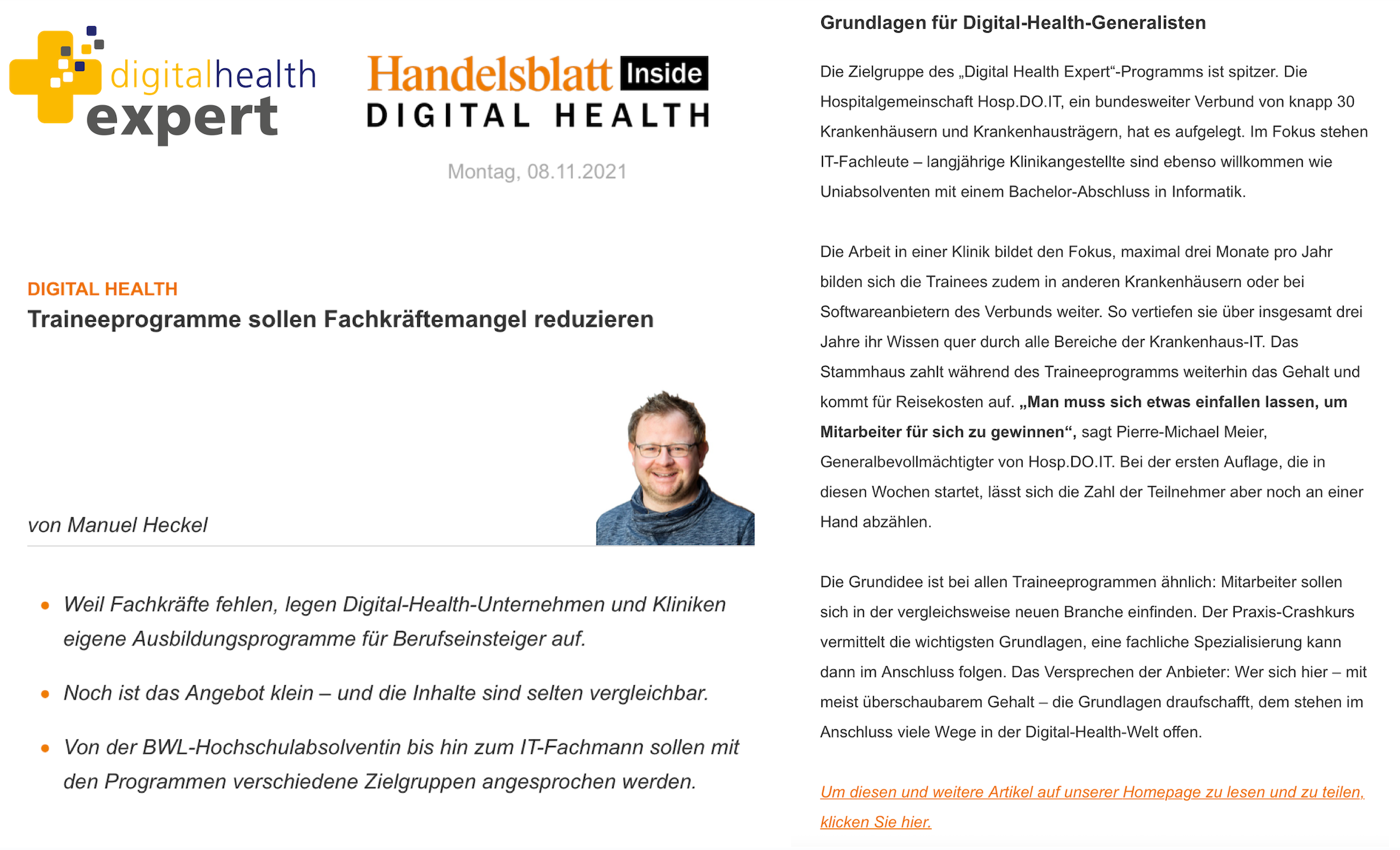 Digital Health Expert