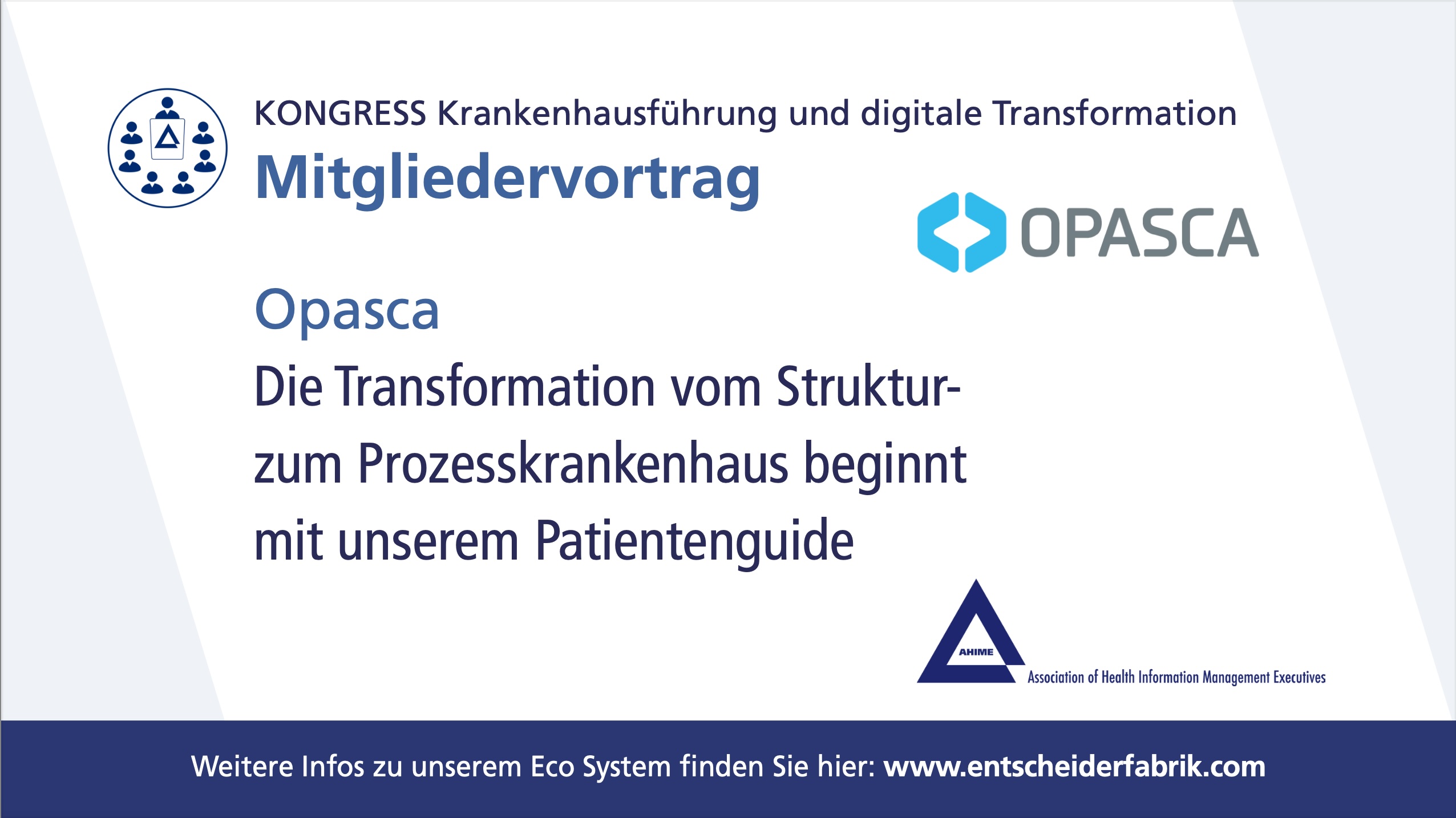 Mitgliedervortrag OPASCA