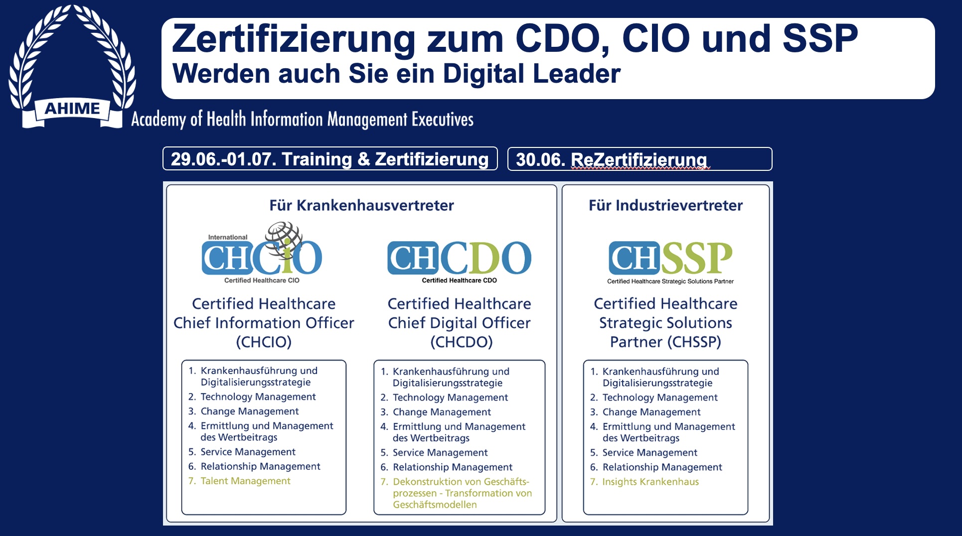 2026 Kongress Zertifizierung