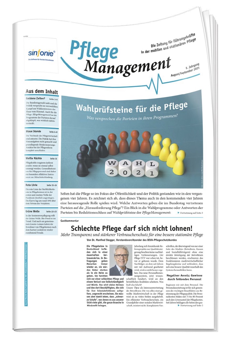 Medienpartner Pflege Management - Mediadaten